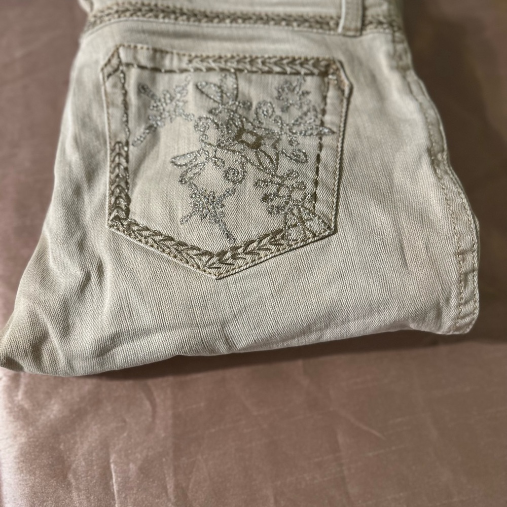 Ladies Rock 47 low rise size 9x34 Jeans used good